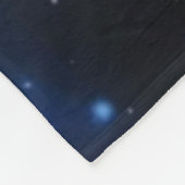 BLAUWE RUIMTE FLEECE DEKEN (Hoek)