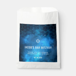Blauwe ruimte Galaxy Bar Mitzvah Bedankzakje