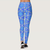 Blauwe ruimte leggings (Achterkant)
