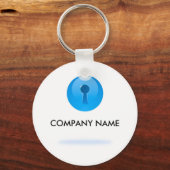 Blauwe ruimte met Sleutelhanger voor toetsenbord (Voorkant)