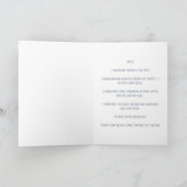 Blauwe ruimte Scorpio Birthday Kaart (Binnen)