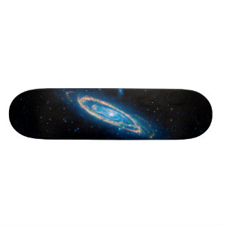 Blauwe ruimte skateboard