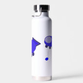 Blauwe ruimteschip waterfles (Rechts)