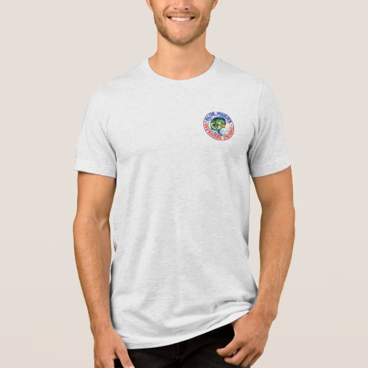 Blauwe Ruiter Tri-Blend Shirt (Voorkant)