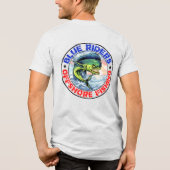 Blauwe Ruiter Tri-Blend Shirt (Achterkant)