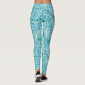 Blauwe sacharose leggings (Achterkant)