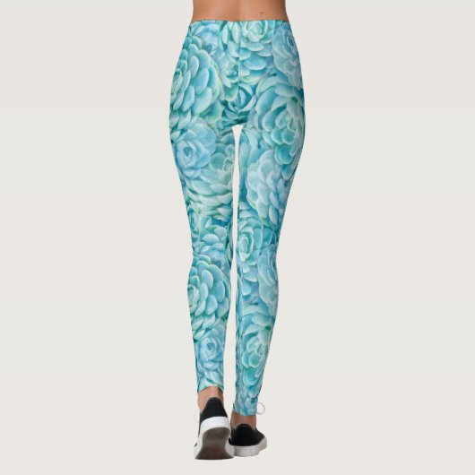 Blauwe sacharose leggings (Achterkant)