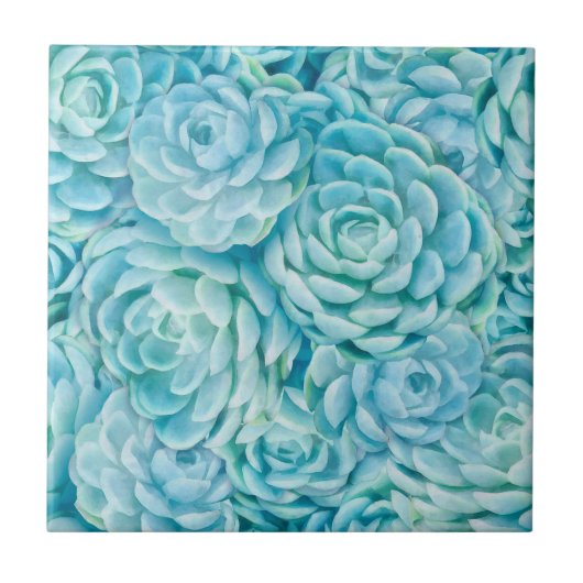 Blauwe sacharose tegeltje (Voorkant)