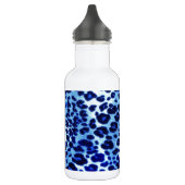 Blauwe safari kunst waterfles (Links)