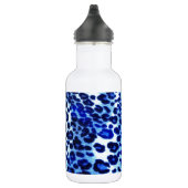 Blauwe safari kunst waterfles (Rechts)