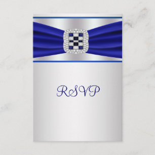 Blauwe saffier diamant RSVP Kaartje