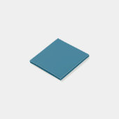 Blauwe saffier (effen kleur) post-it® notes (Schuin)