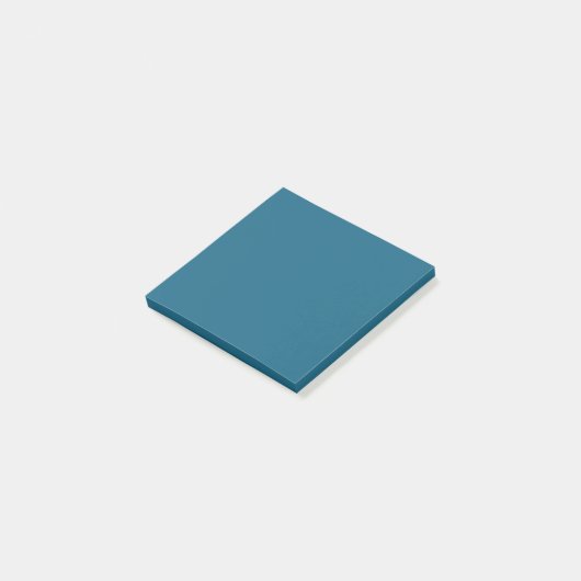 Blauwe saffier (effen kleur) post-it® notes (Schuin)