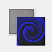 Blauwe saffier magneet (Voorkant / Achterkant)