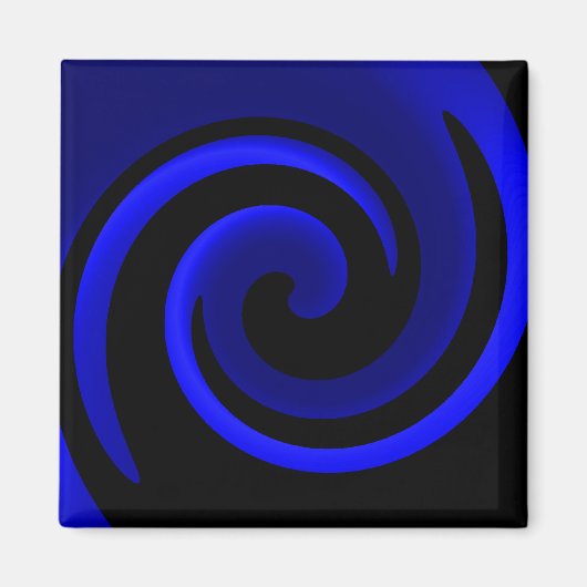 Blauwe saffier magneet (Voorkant)