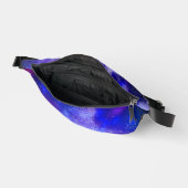 Blauwe saffier nachtelijke hemel heuptasje (Open)