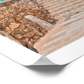 Blauwe Sakhi-tempelmoskee in Kabul, Afghanistan Poster (Hoek)