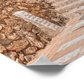 Blauwe Sakhi-tempelmoskee in Kabul, Afghanistan Poster (Hoek)