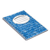 Blauwe samenstelling notitieboek (Rechterzijde)
