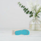 Blauwe Sandal - Skinny Mini Visitekaartje (Staand voorkant)