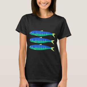 Blauwe Sardines T-shirt