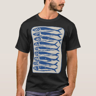 Blauwe Sardines T-shirt