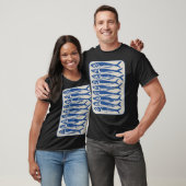 Blauwe Sardines T-shirt (Unisex)