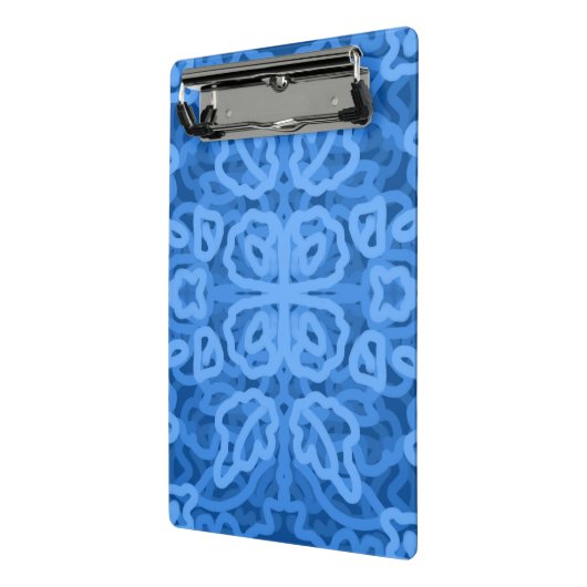 Blauwe schaal mini klembord (Angled2)