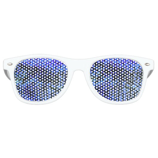 Blauwe schaal zonnebril (Voorkant)