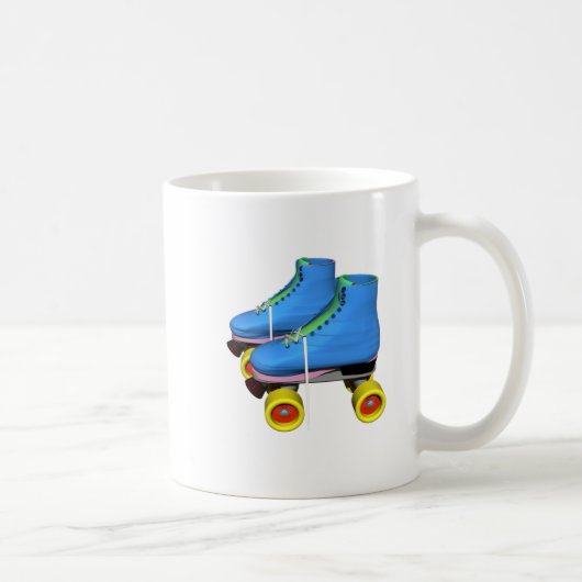 Blauwe Schaatsen Koffiemok (Rechts)