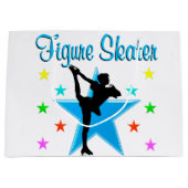 BLAUWE SCHAATSSTER LARGE CADEAUTASJE (Voorkant)