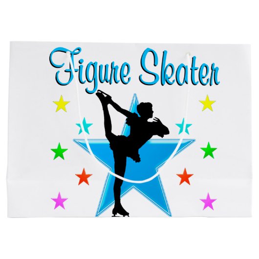 BLAUWE SCHAATSSTER LARGE CADEAUTASJE (Achterkant)