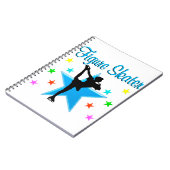 BLAUWE SCHAATSSTER NOTITIEBOEK (Linkerzijde)