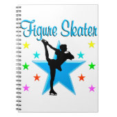 BLAUWE SCHAATSSTER NOTITIEBOEK (Voorkant)