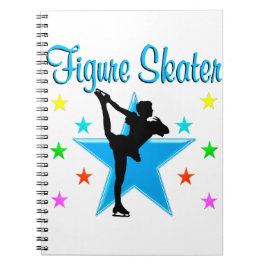 BLAUWE SCHAATSSTER NOTITIEBOEK