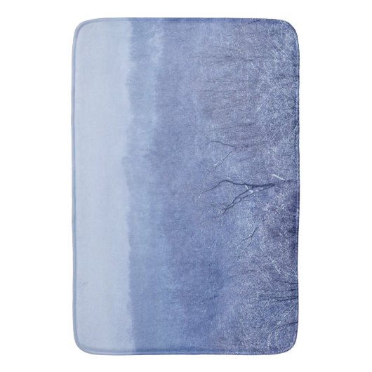 Blauwe schaduw badmat (Voorkant Verticaal)