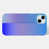 Blauwe schaduw Case-Mate iPhone case (Achterkant (horizontaal))