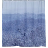 Blauwe schaduw douchegordijn (Voorkant)