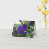 Blauwe Schaduw Feeën in Rust Kaart (Gele Bloem)