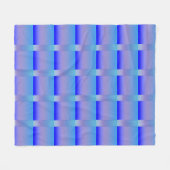Blauwe schaduw fleece deken (Voorkant (Horizontaal))