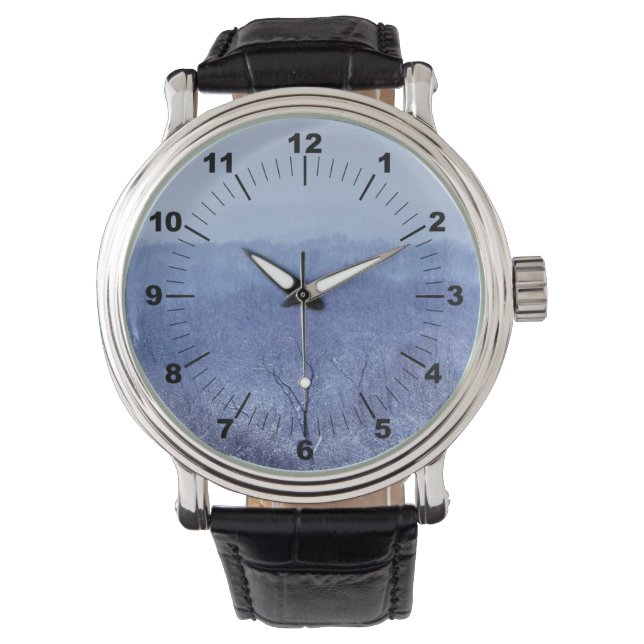 Blauwe schaduw horloge (Voorkant)