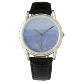 Blauwe schaduw horloge