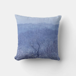 Blauwe schaduw kussen