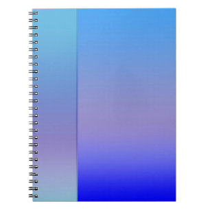 Blauwe schaduw notitieboek