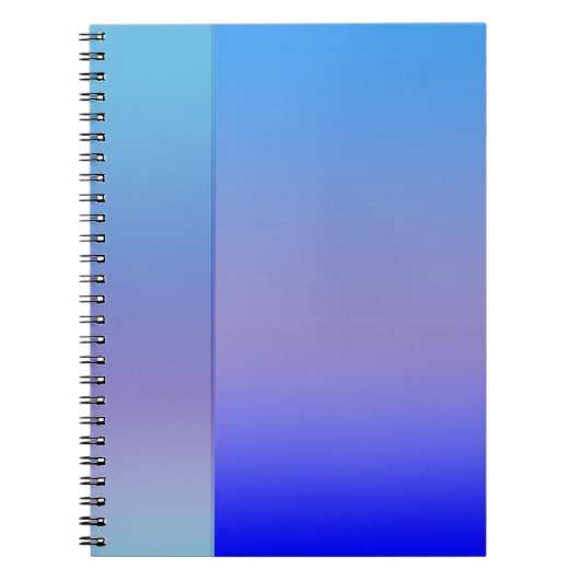 Blauwe schaduw notitieboek (Voorkant)