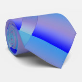 Blauwe schaduw stropdas (Opgerold)