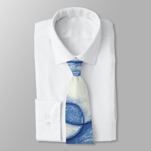 Blauwe schaduw stropdas (Gebonden)