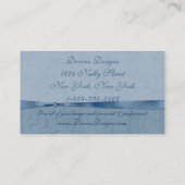 Blauwe schaduw visitekaartje (Achterkant)