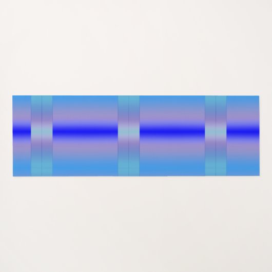 Blauwe schaduw yogamat (Achterkant (horizontaal))