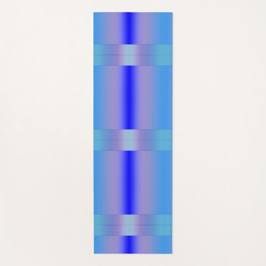 Blauwe schaduw yogamat (Voorkant)